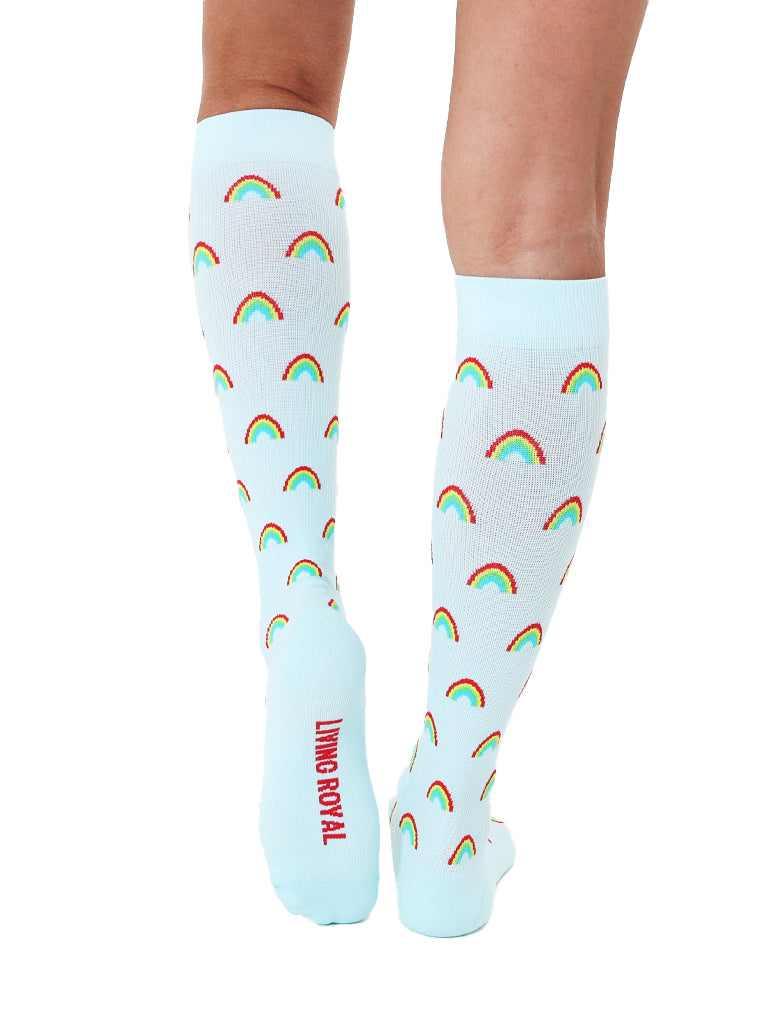 Living Royal Rainbow Compression Socks
