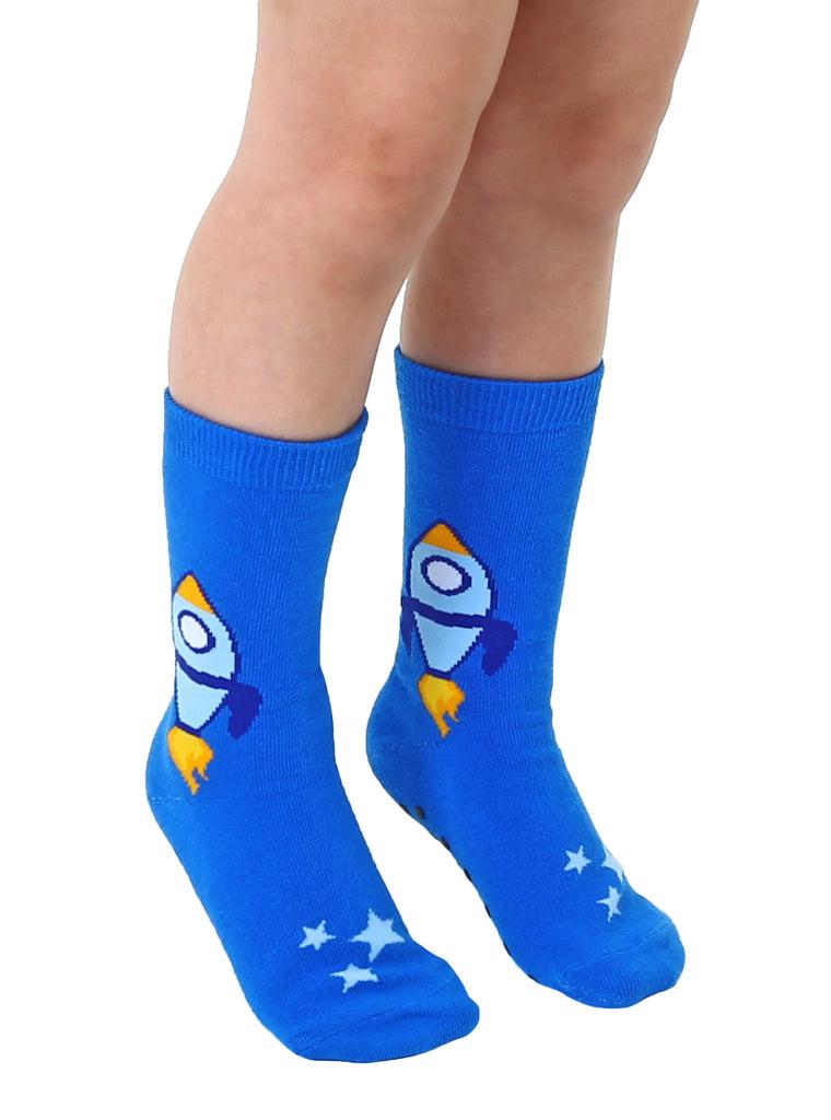Living Royal Rocket 3D Kids Crew Sock