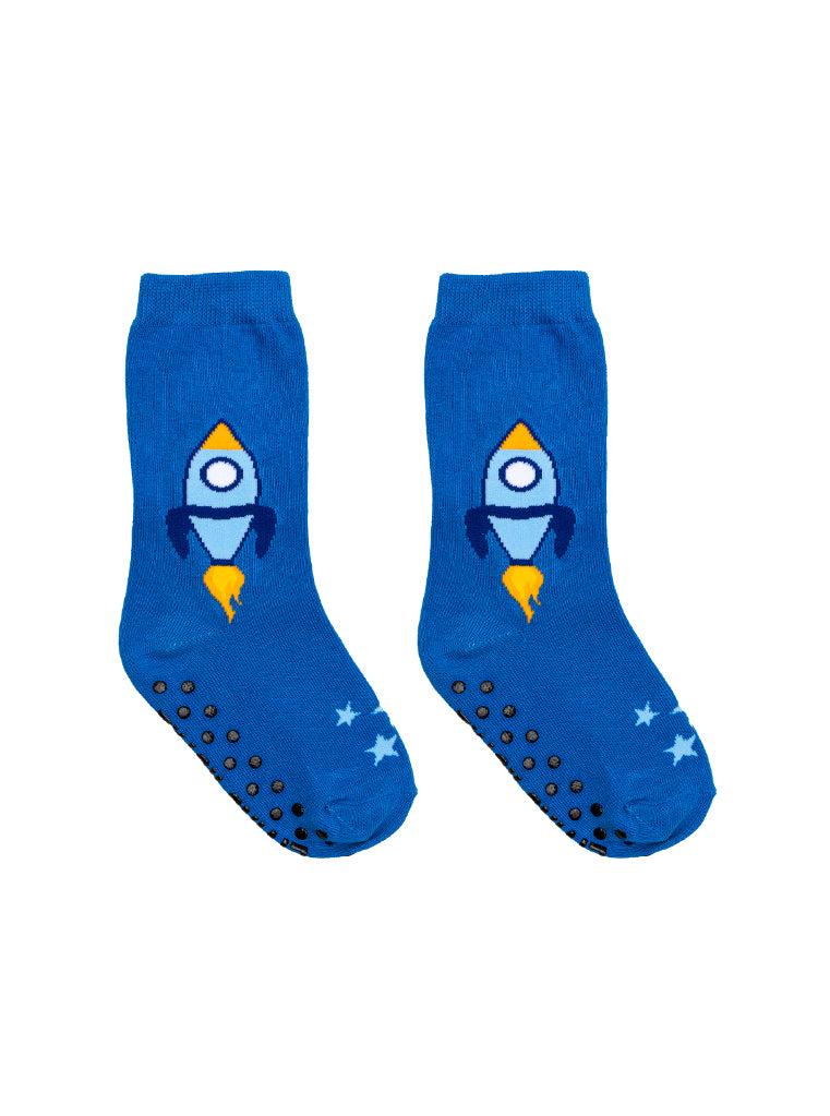 Living Royal Rocket 3D Kids Crew Sock