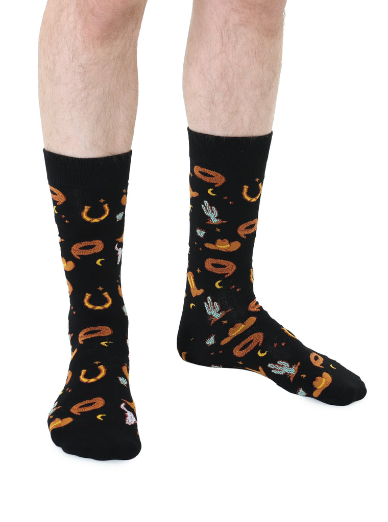 living royal Rodeo Mens Bamboo Crew Socks