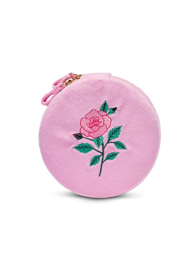 living royal Rose Jewelry Zip Case