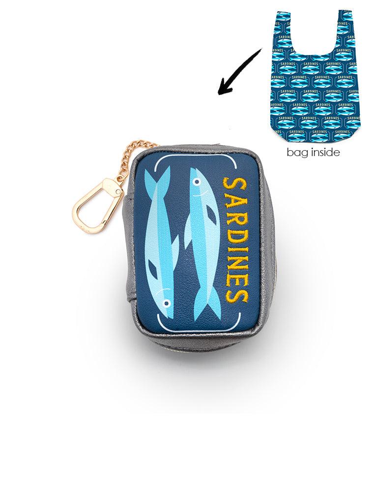living royal Sardine 2 in 1 Bag Charm + Shopper Bag