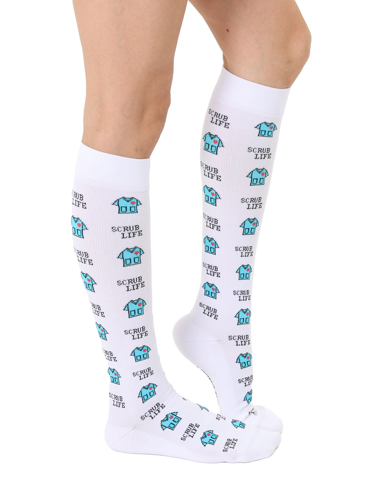 Living Royal Scrub Life Compression Socks