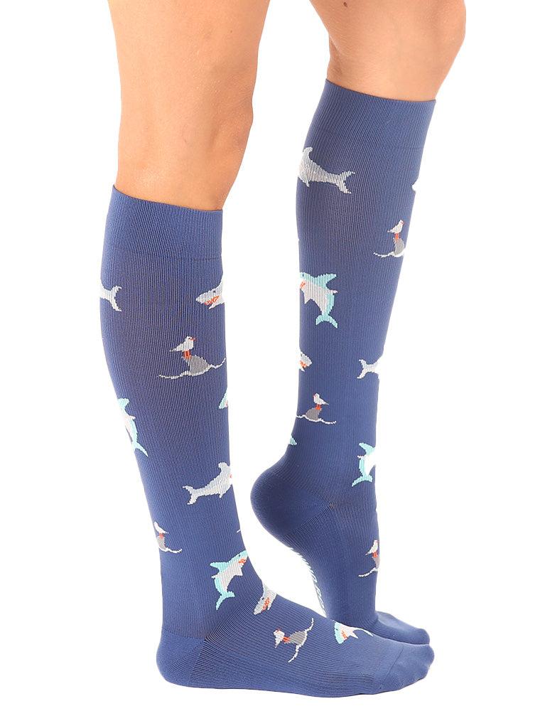 Living Royal Sharks Compression Socks