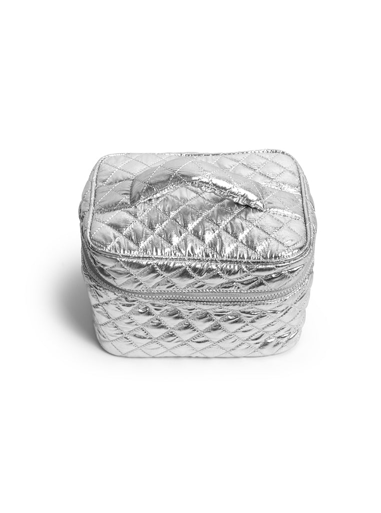 Living Royal Silver Cosmetic Travel Case