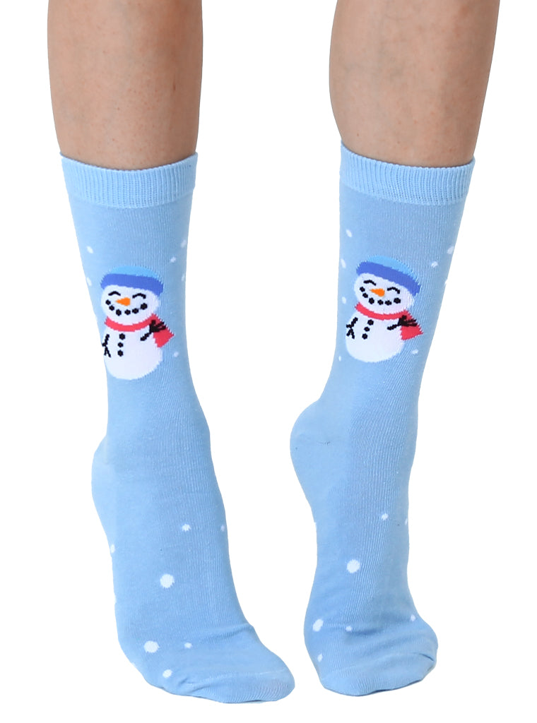 Living Royal Snowman 3D Crew Sock