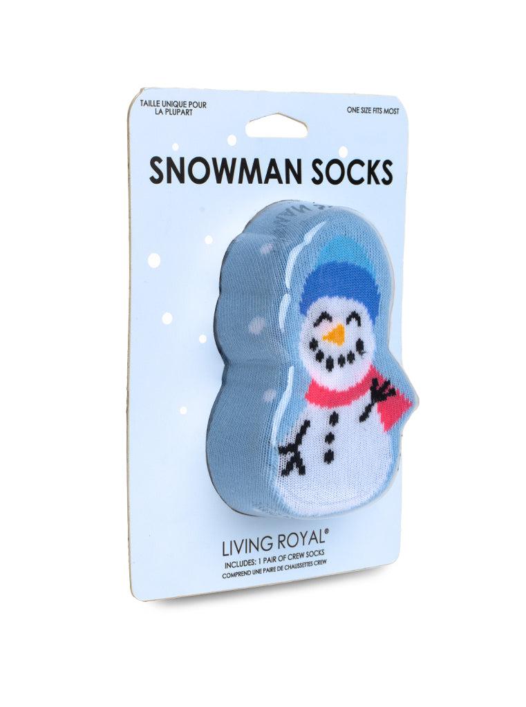 Living Royal Snowman 3D Crew Sock