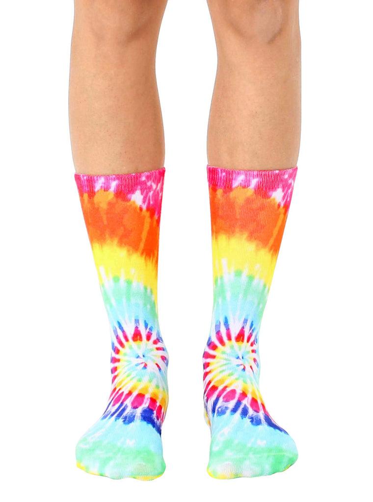 living royal Tie Dyed Crew Socks