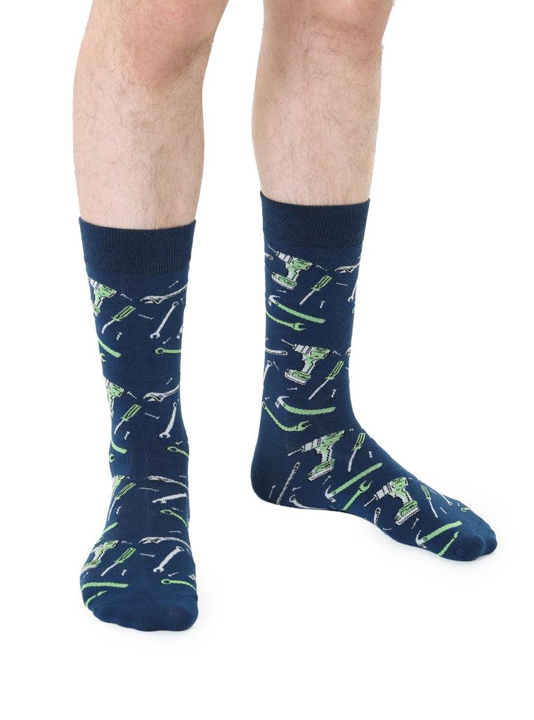 living royal Tools Mens Bamboo Crew Socks