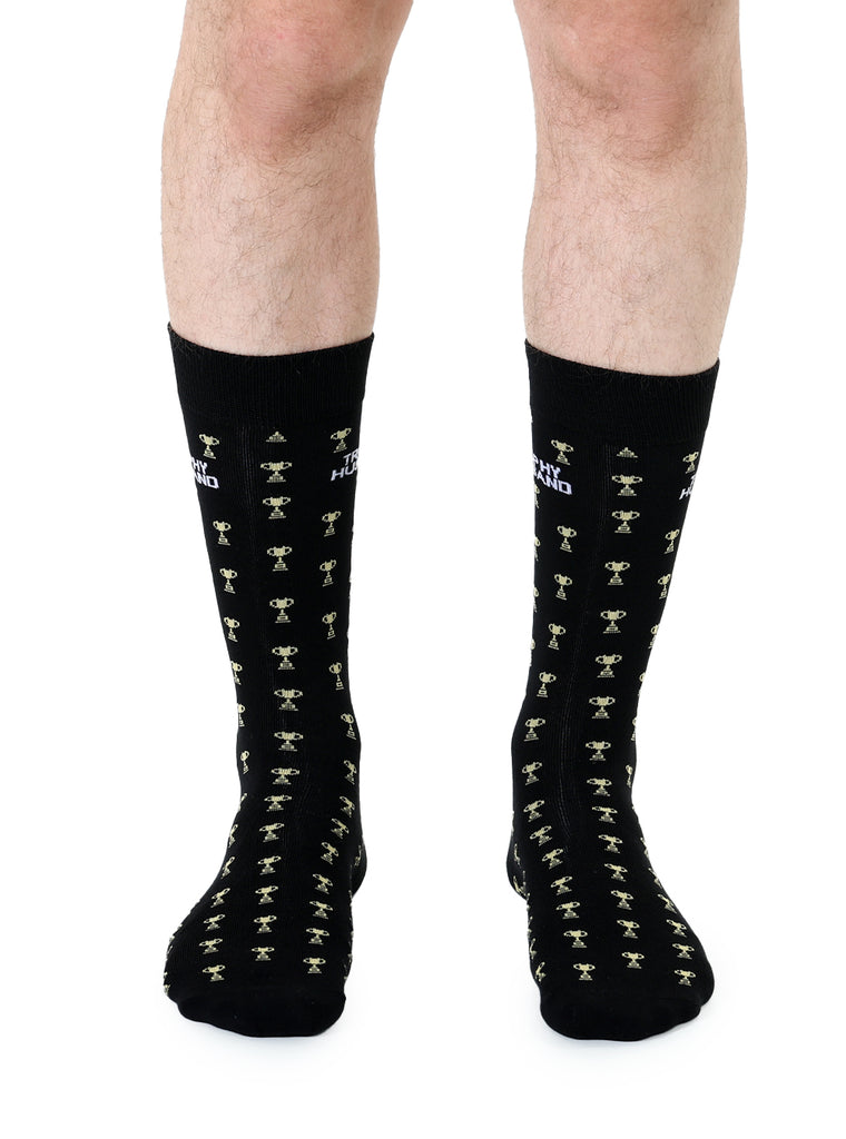Living Royal Trophy Husband Mens Bamboo Crew Socks