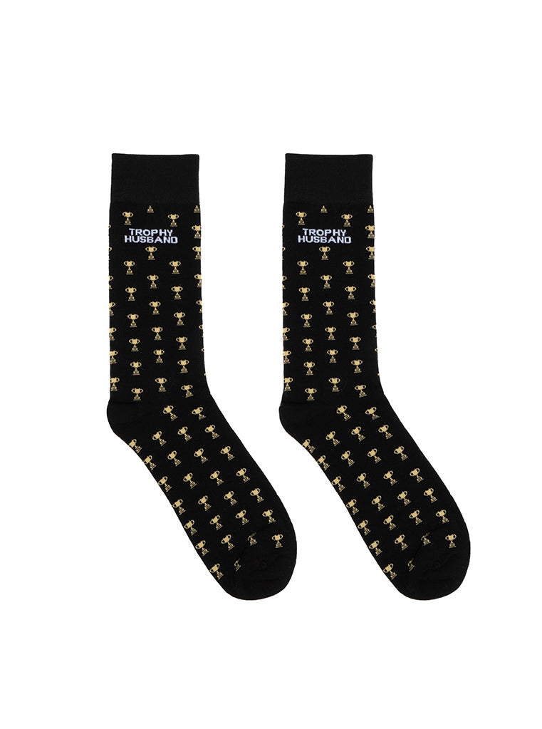 Living Royal Trophy Husband Mens Bamboo Crew Socks