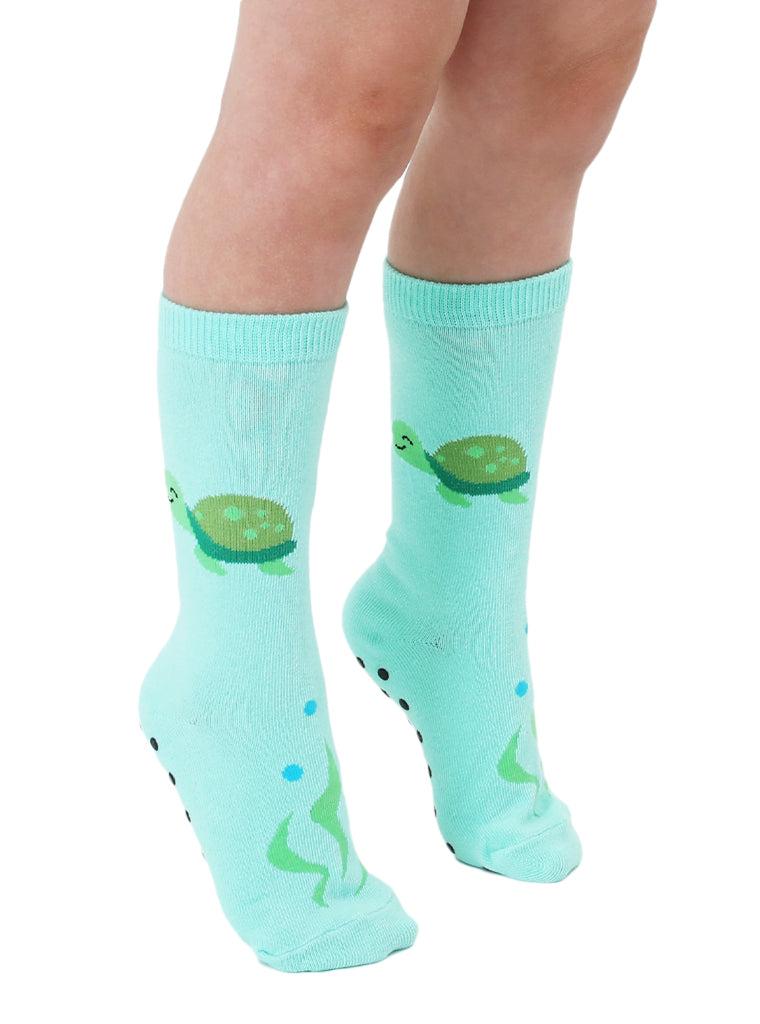 Living Royal Turtle 3D Kids Crew Sock