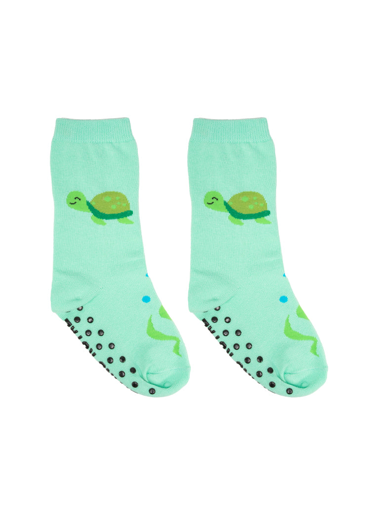 Living Royal Turtle 3D Kids Crew Sock
