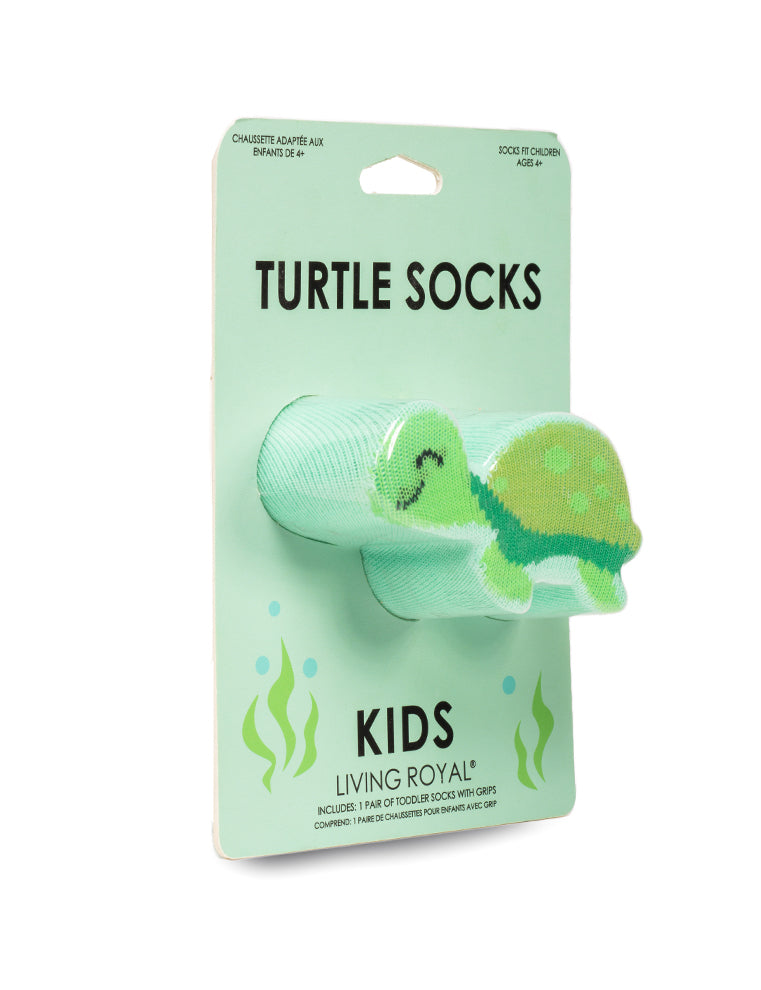 Living Royal Turtle 3D Kids Crew Sock