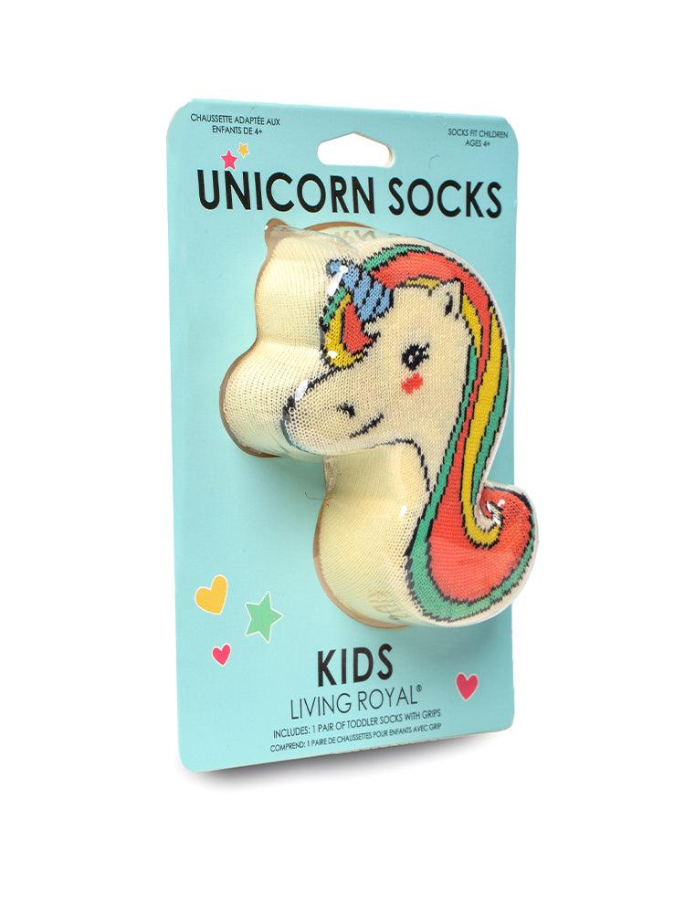 Living Royal Unicorn 3D Kids Crew Sock