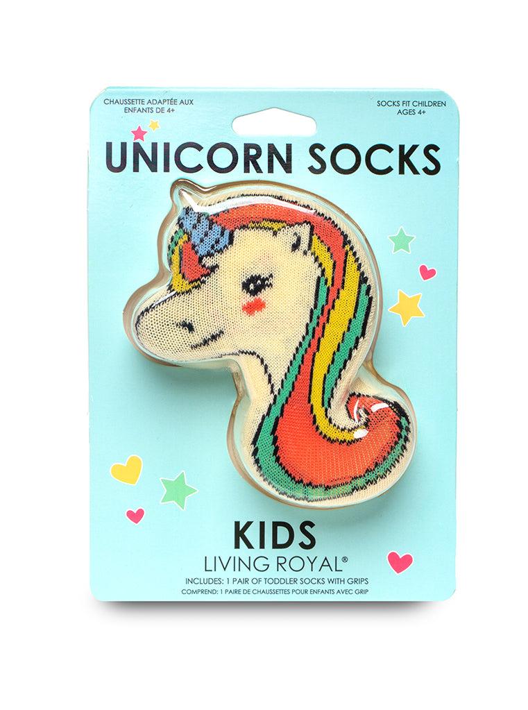 living royal Unicorn 3D Kids Crew Sock