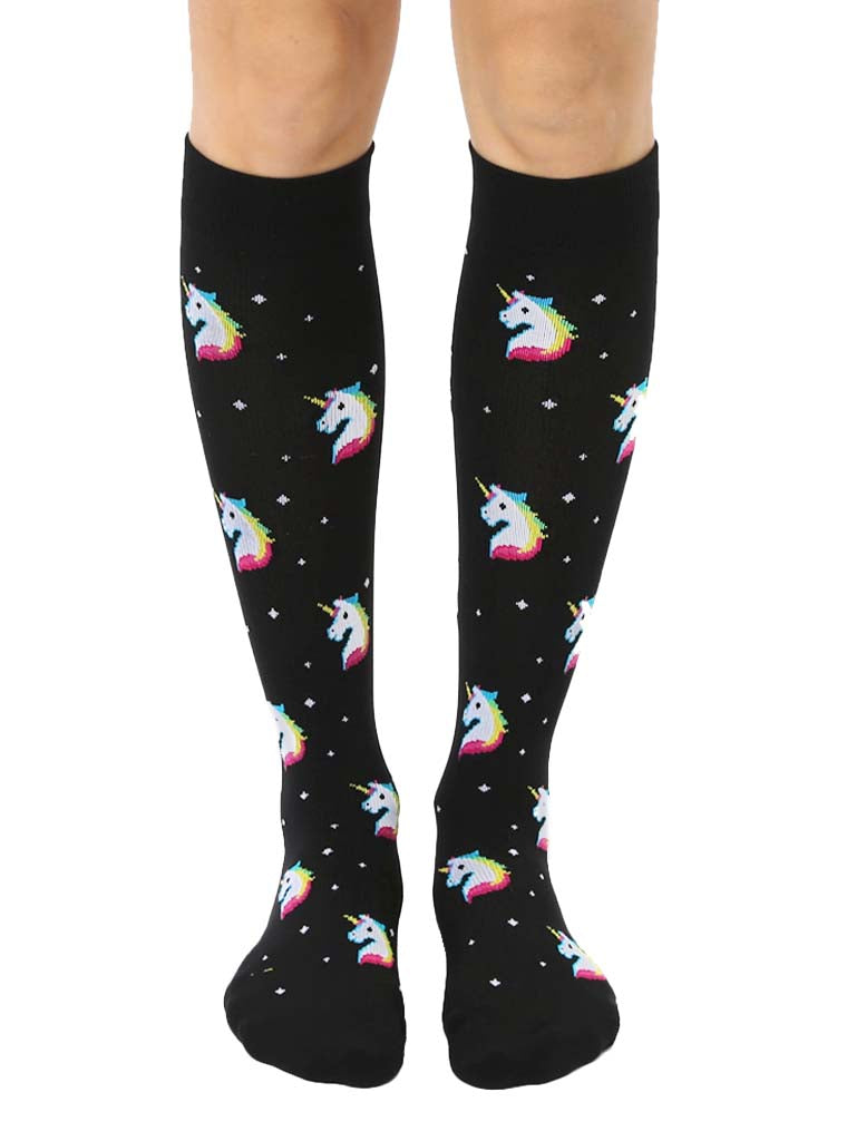 living royal Unicorn Compression Socks