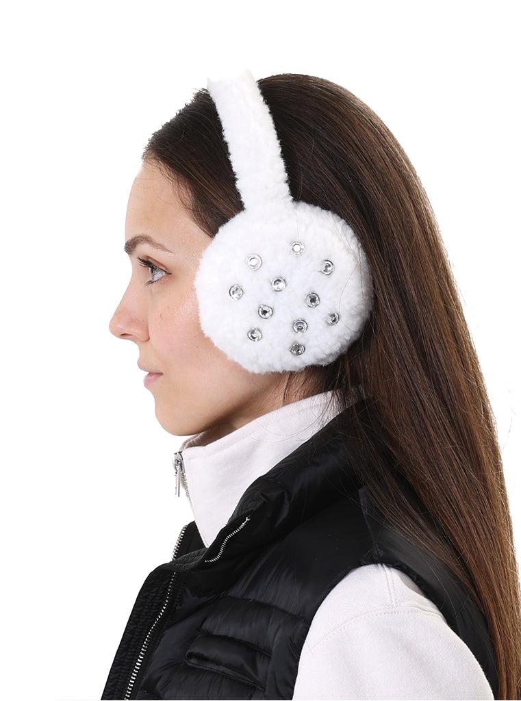 Living Royal White Crystal Earmuff