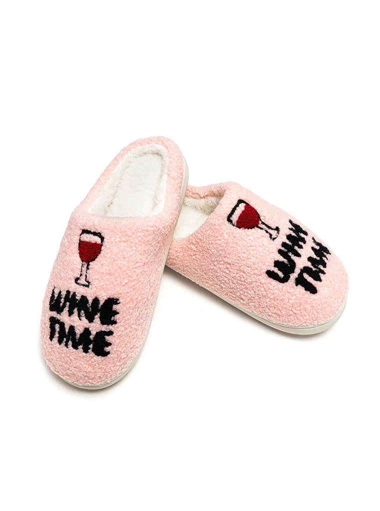 Living Royal Wine Time Slippers