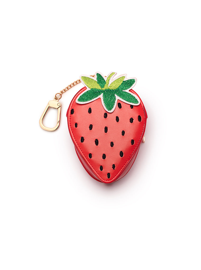Living Royal Strawberry 2 In 1 Bag Charm + Shopper Bag