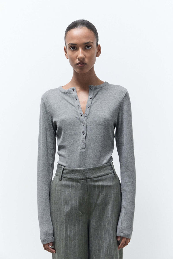 Livthelabel ALESSANDRA T-SHIRT|Grey