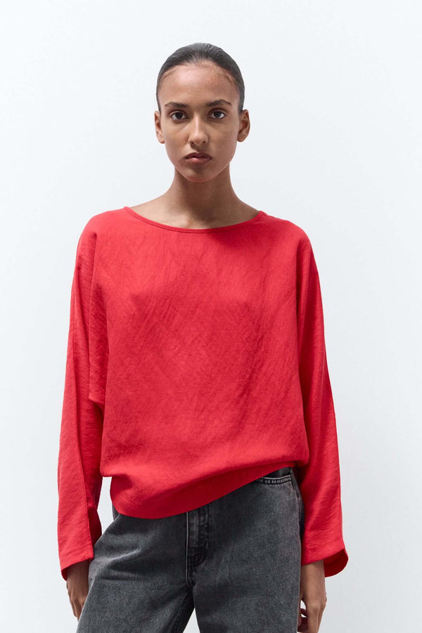 Livthelabel BARBARA BLOUSE|Red