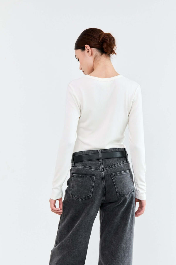 Livthelabel EMILIA T-SHIRT|Ecru