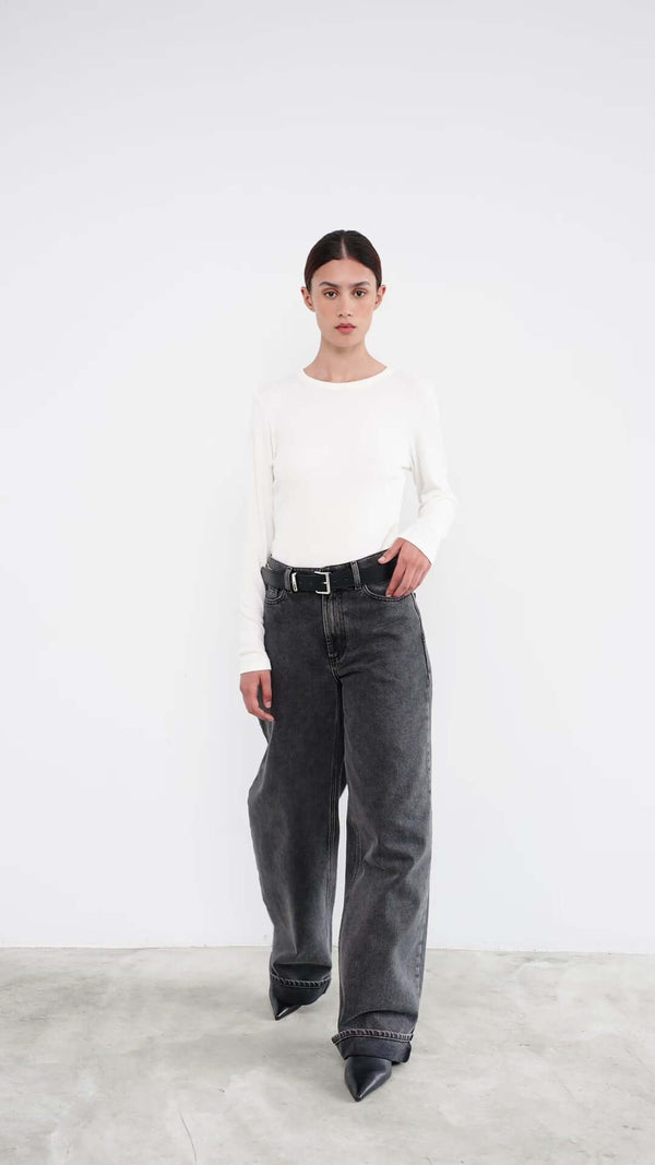 Livthelabel EMILIA T-SHIRT|Ecru