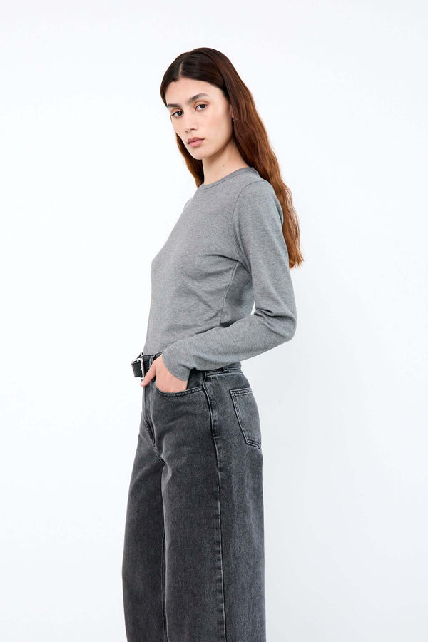 Livthelabel EMILIA T-SHIRT|Grey