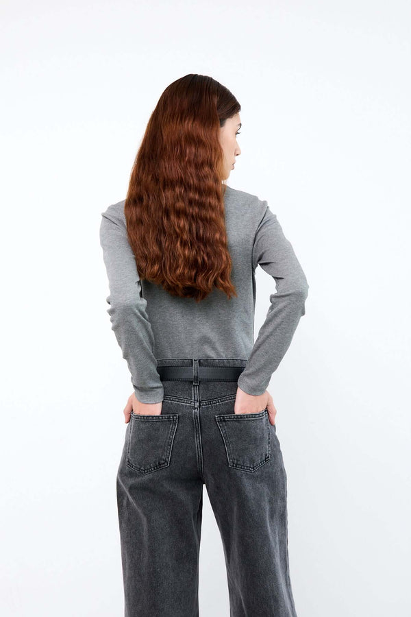 Livthelabel EMILIA T-SHIRT|Grey