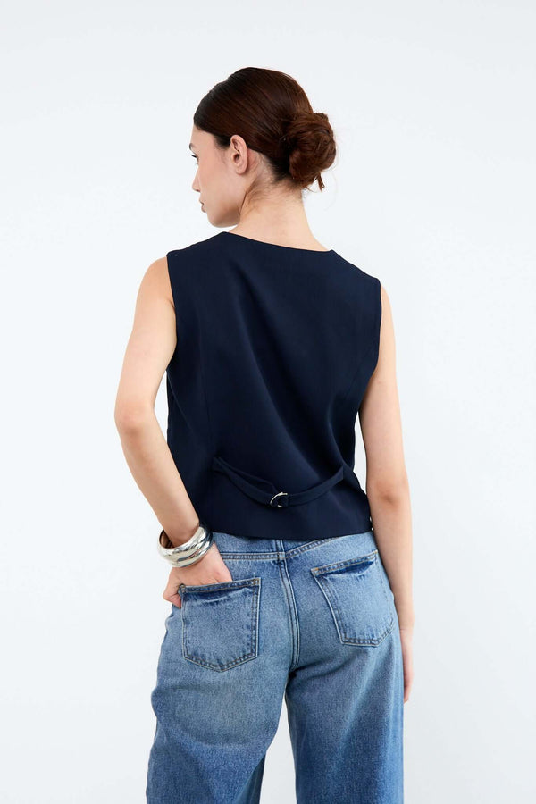 Livthelabel HOPE GILET|Navy