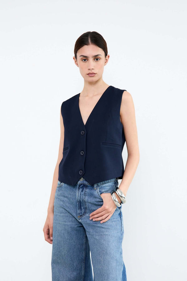 livthelabel HOPE GILET|Navy