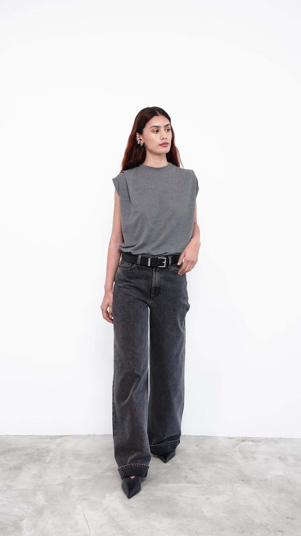 Livthelabel INDIA TOP | Antracite