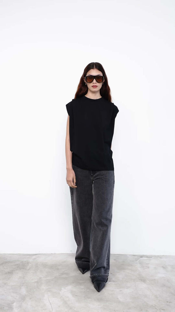 Livthelabel INDIA TOP | Black