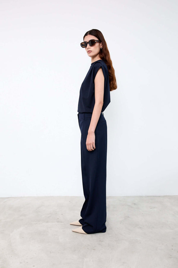Livthelabel INDIA TOP | Navy