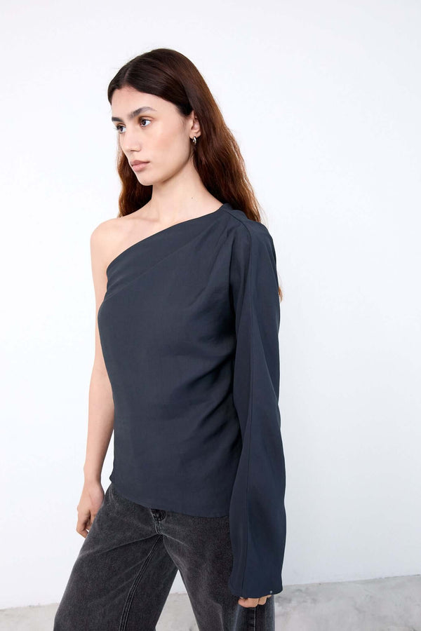 Livthelabel JACQUELINE BLOUSE|Black