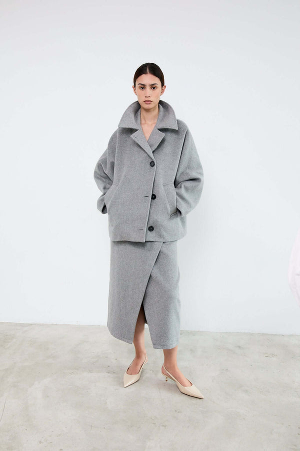 livthelabel JANA SKIRT|Mid Grey