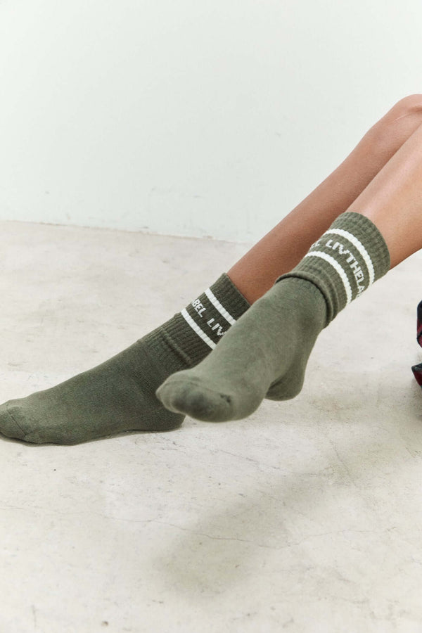 Livthelabel LIVTHELABEL - Socks TU Kaki
