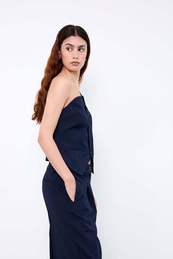 Livthelabel LUCCA GILET|Navy