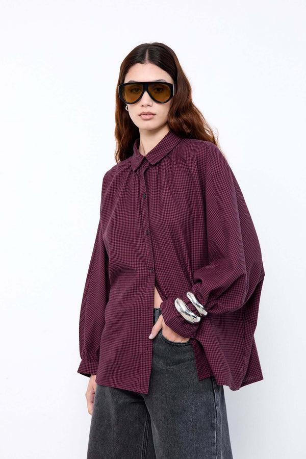 livthelabel MEL BLOUSE|Red Gingham