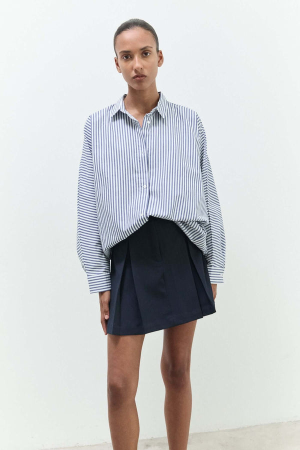 Livthelabel MILEY SHIRT | Inkblue Striped