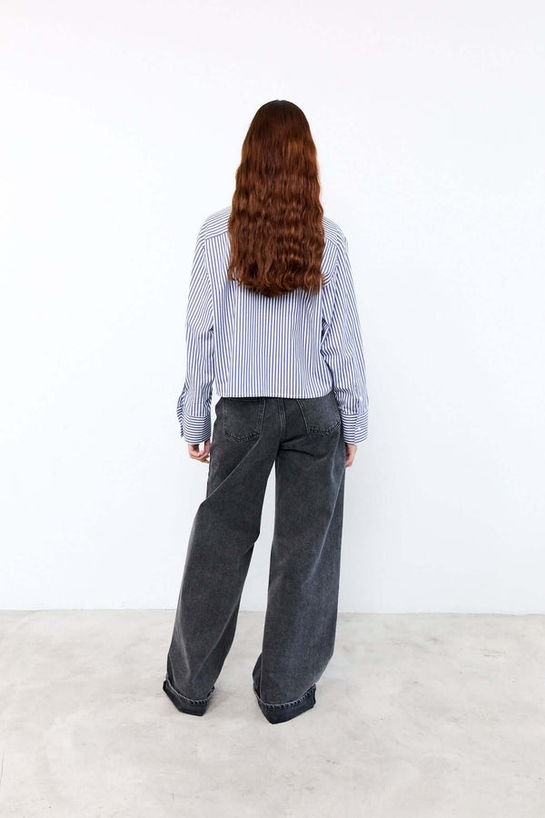 Livthelabel PIPPA SHIRT | Blue Striped