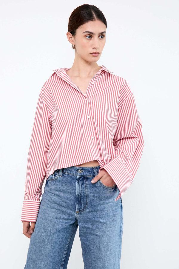 livthelabel PIPPA SHIRT | Red Striped
