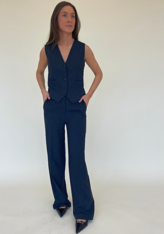 livthelabel POPPY PANTS | MARINE PINSTRIPE