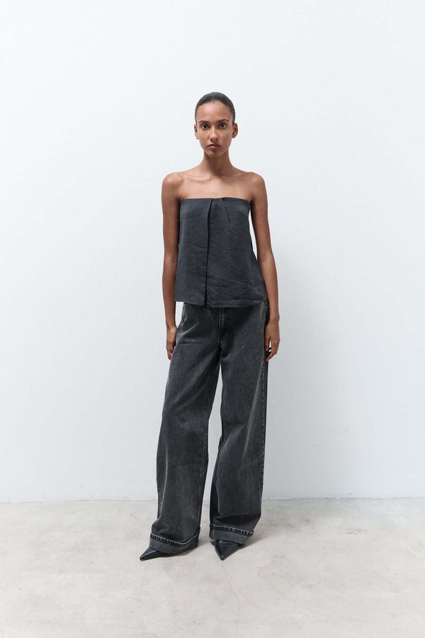 livthelabel SALMA TOP|Black