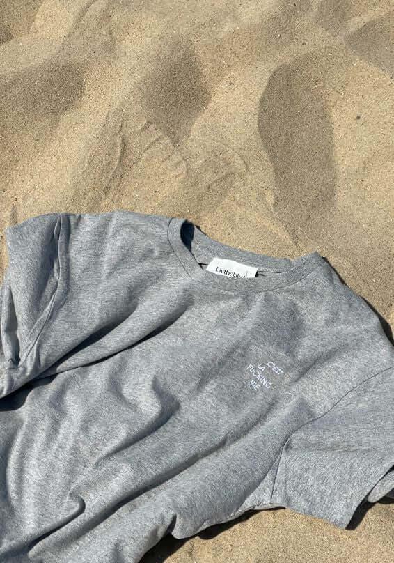 livthelabel T-SHIRT "C'est la fucking vie"|NOOS