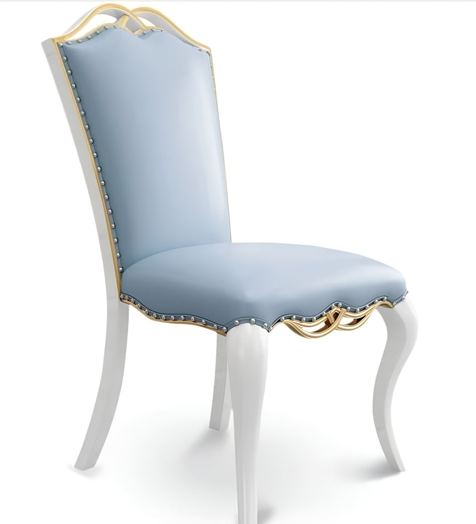 Lixra 4-Piese European Designer Leather Dining Chair