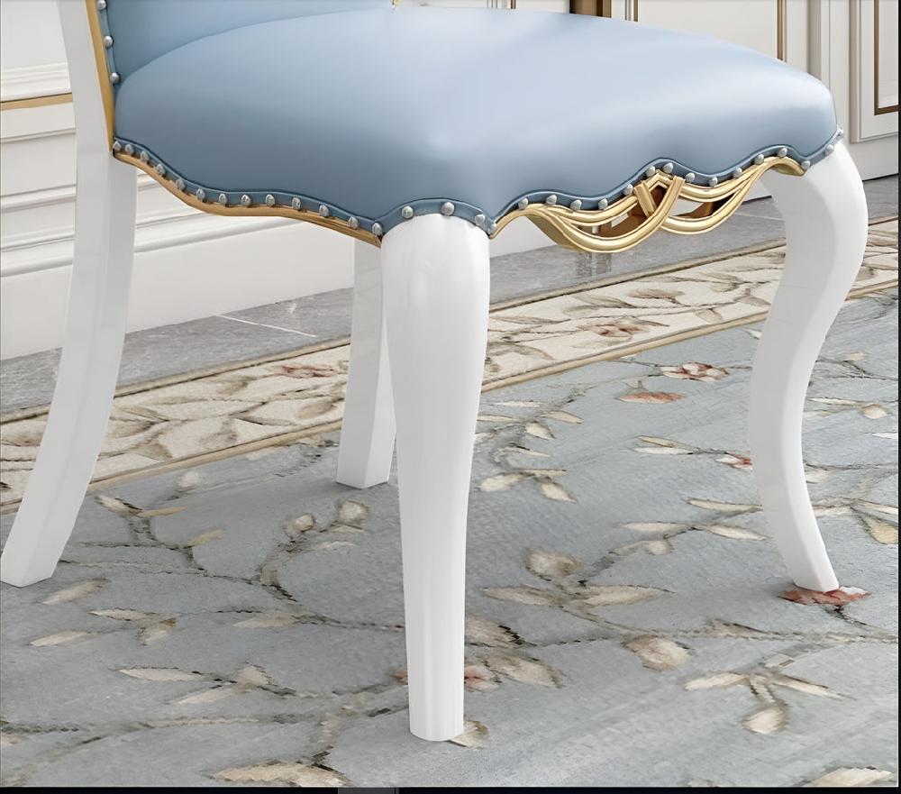 Lixra 4-Piese European Designer Leather Dining Chair