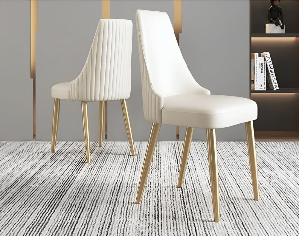 Lixra 6-Piece Modern Comfortable Leather Dining Chairs