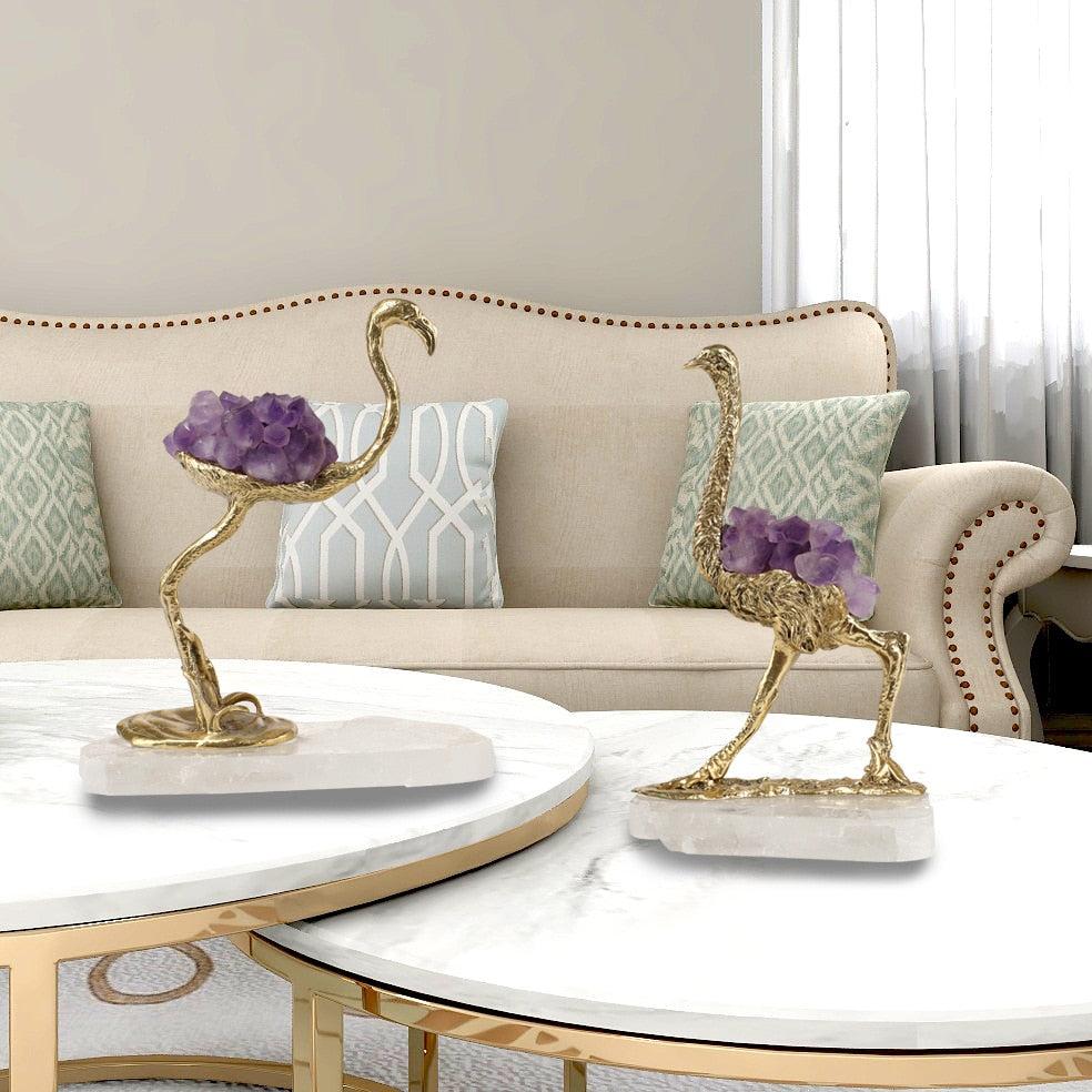 Lixra Antique Design Decorative Metal Figurine Showpiece